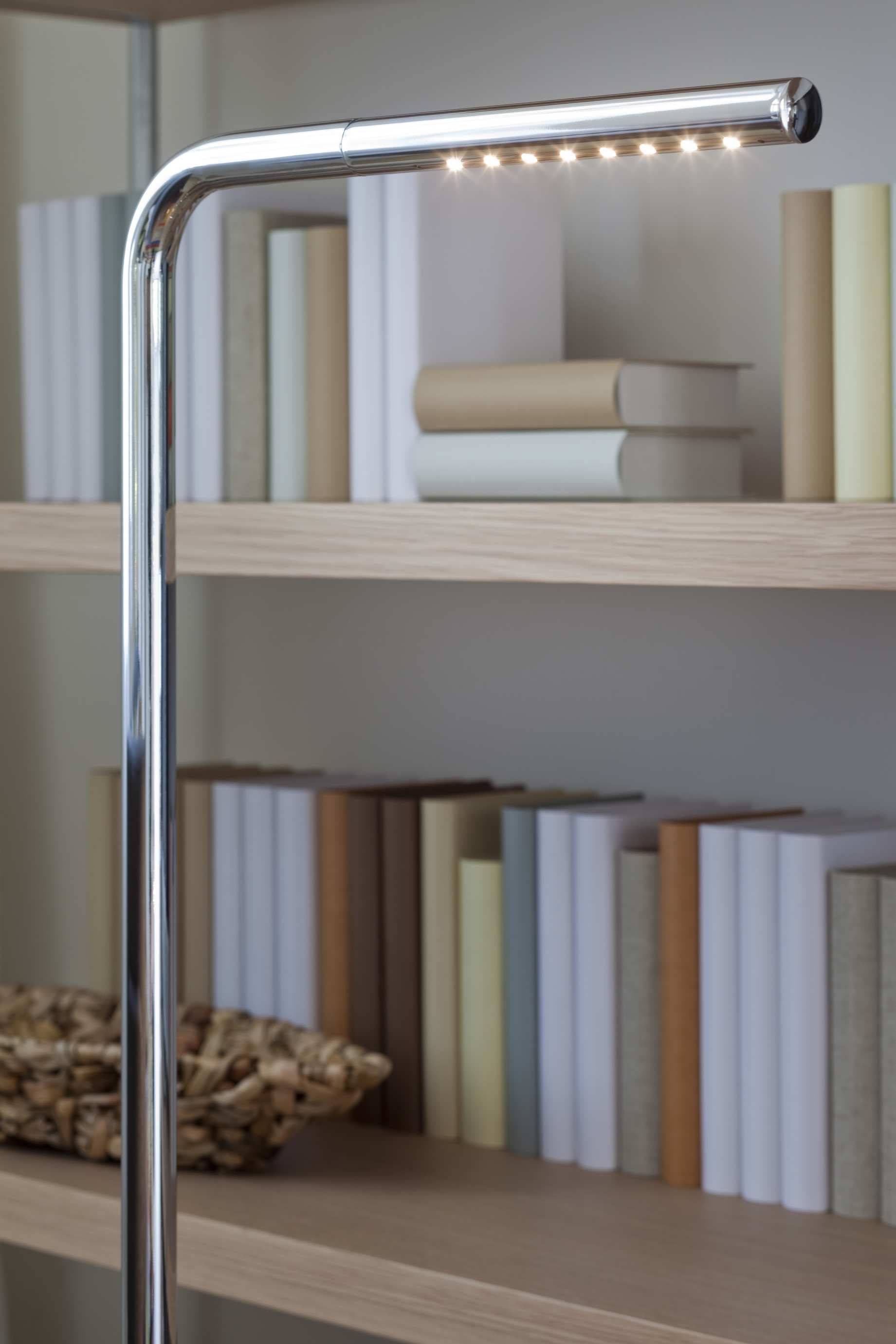Lum LED 125 Floor lamp Thonet Chrome Verchromt THONET LUM 125 CHROM
